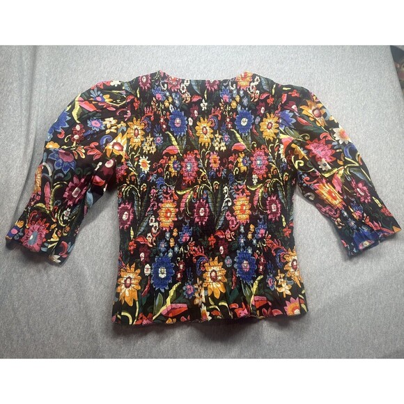 BODEN Smocked Bodice Crop Top size 2 NEW T1159 Colorful - Picture 7 of 7